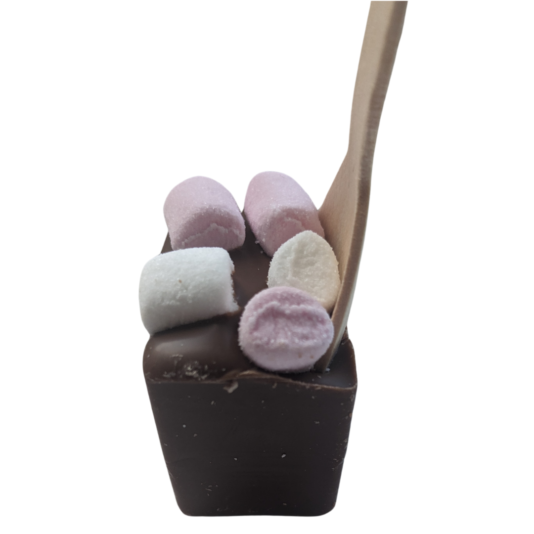 Milk Hot Chocolate Stick With Marshmallows